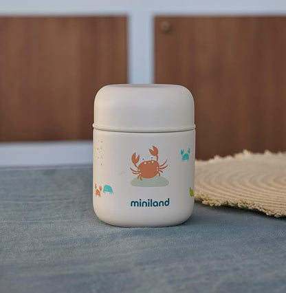 MINILAND Food Thermy Mini stalowy termos obiadowy 280 ml KRAB