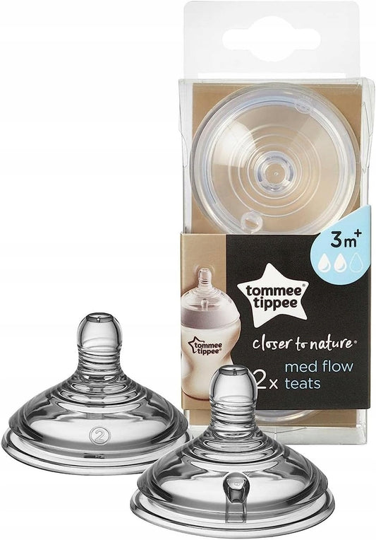 TOMMEE TIPPEE dudlík na láhev CLOSER TO NATURE 3m+ x2