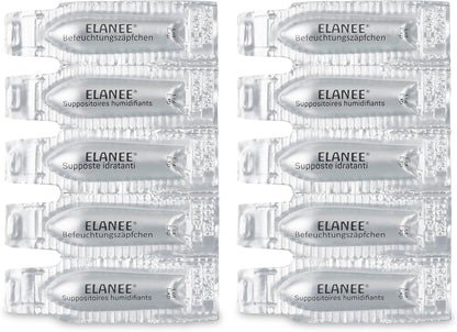 ELANEE feuchtigkeitsspendende Vaginalzäpfchen ohne Hormone x10