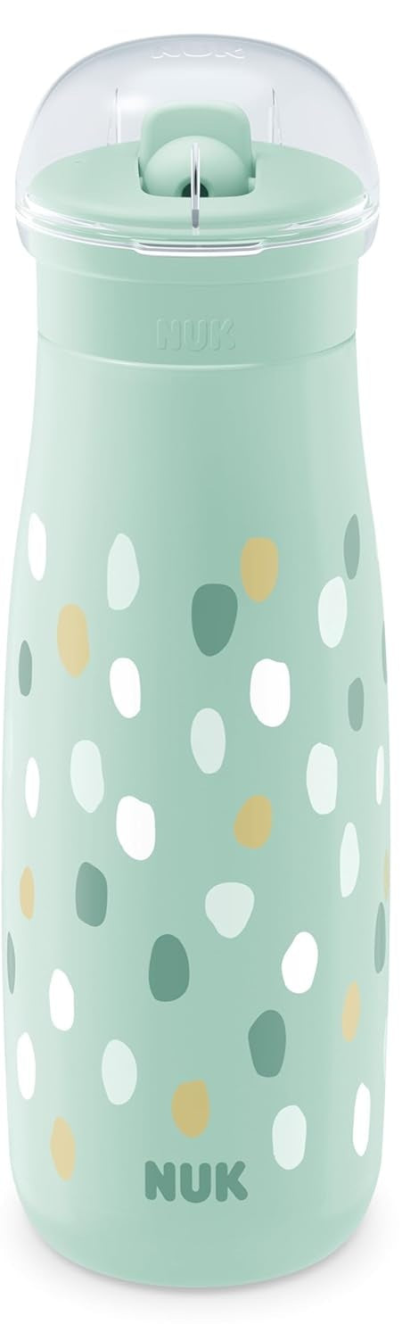 NUK Mini-Me Flip Strohhalmflasche mit Klappverschluss 450 ml 12m+