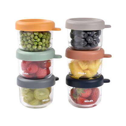 Béaba Sunrise glass food containers 150 ml