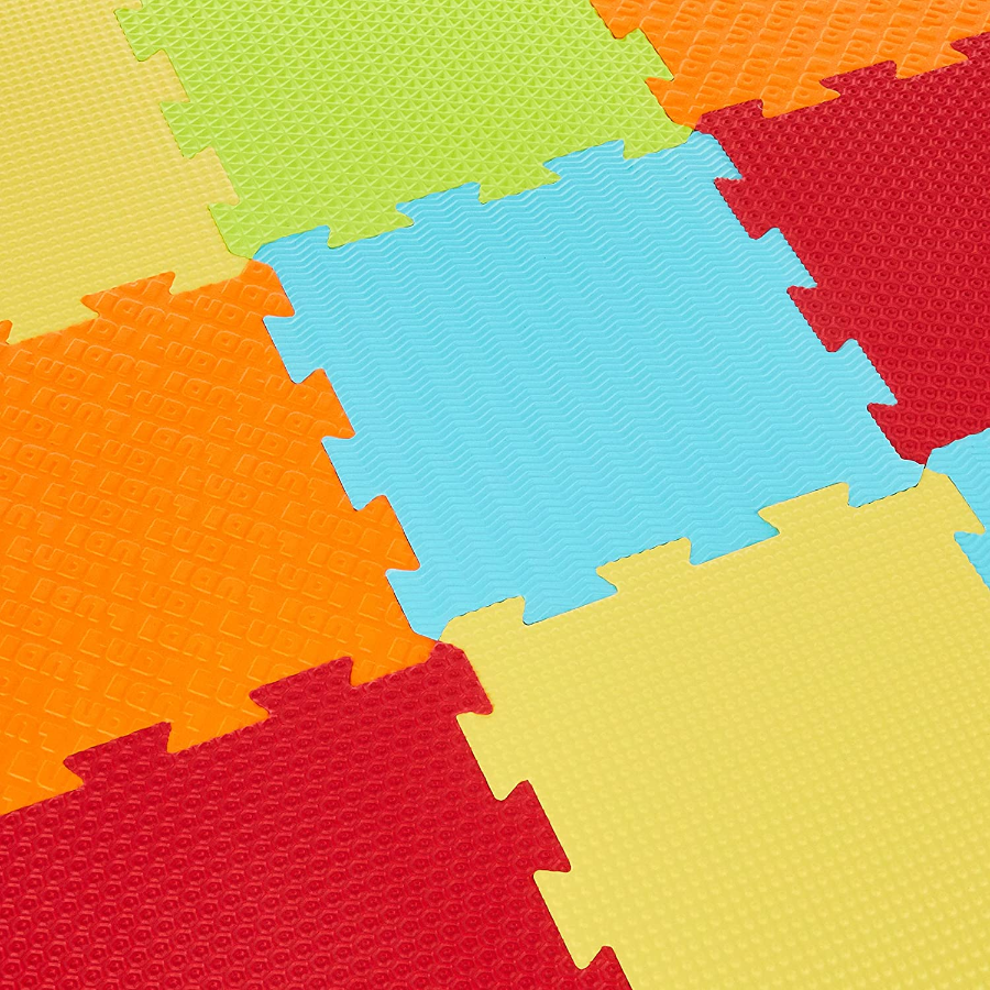 LUDI mata składana puzzle SENSORYCZNE 90x90