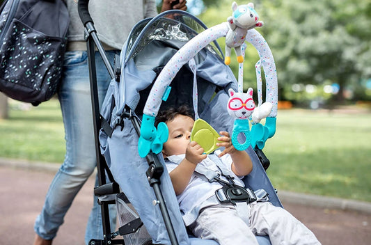 BADABULLE Spielbogen für Kinderwagen und Autositz