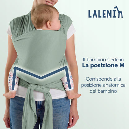 LALENI ελαστική μάρσιπος για βρέφη έως 15 κιλά