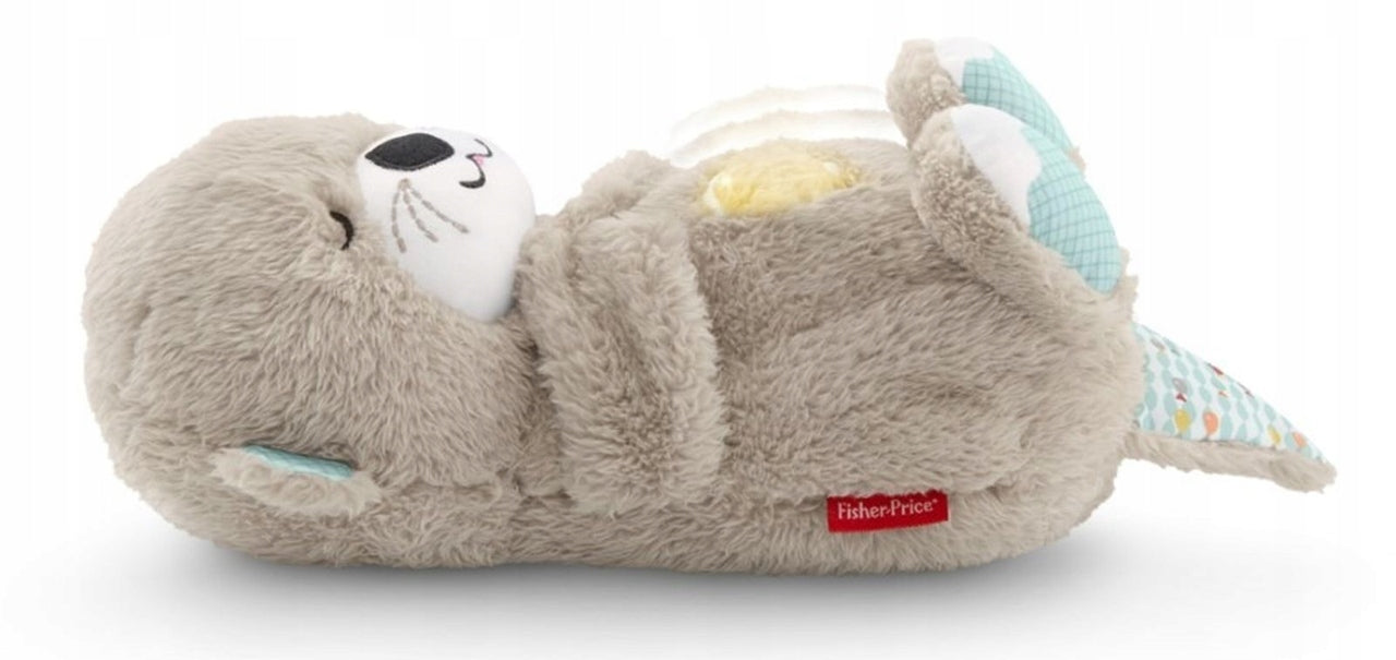 FISHER-PRICE sleeping OTTER with a moving belly, sounds, and lights