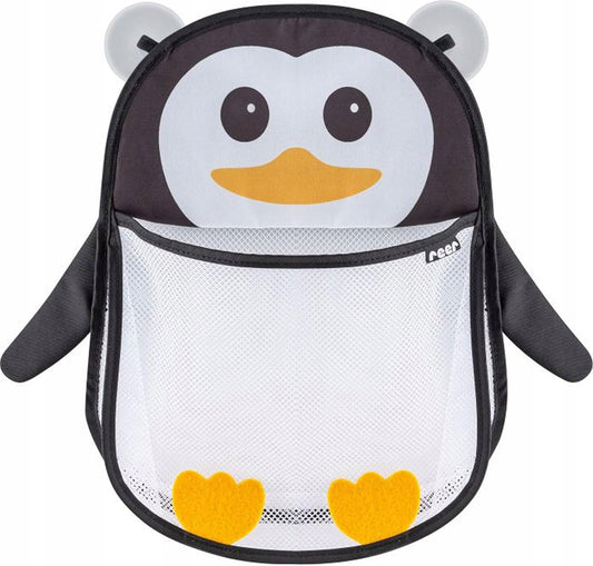 REER MyHappyPingu organizador de malla para el baño con ventosas PINGÜINO