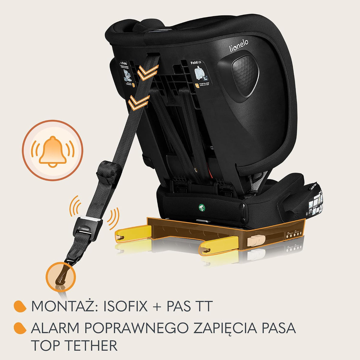 LIONELO NELLY i-Size παιδικό κάθισμα αυτοκινήτου 76-150cm με ISOFIX