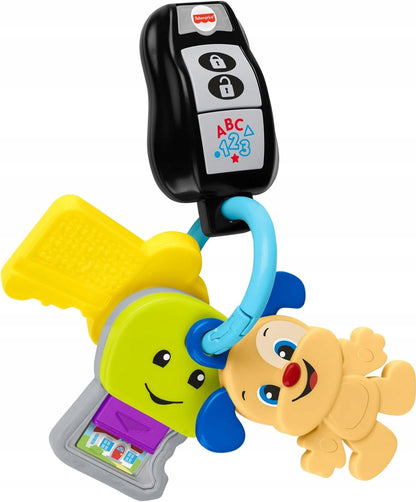 FISHER-PRICE διαδραστικά κλειδιά αυτοκινήτου με μπρελόκ ΓΕΡΜ.