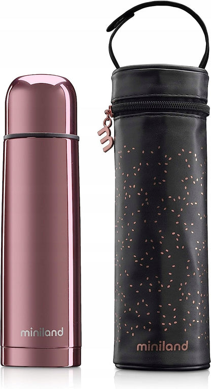 MINILAND Rose Deluxe Thermos termos na napoje + etui izotermiczne