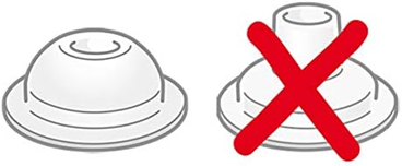 NUK 2 náustky a 2 slamky na láhev FLEXI CUP