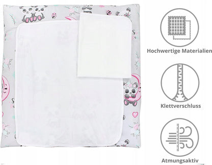 TUPTAM saltea moale de înfășat cu huse x2, 75x50 cm