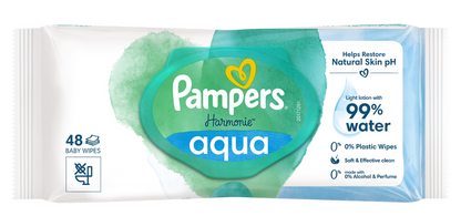 PAMPERS HARMONIE New Baby wet wipes x46