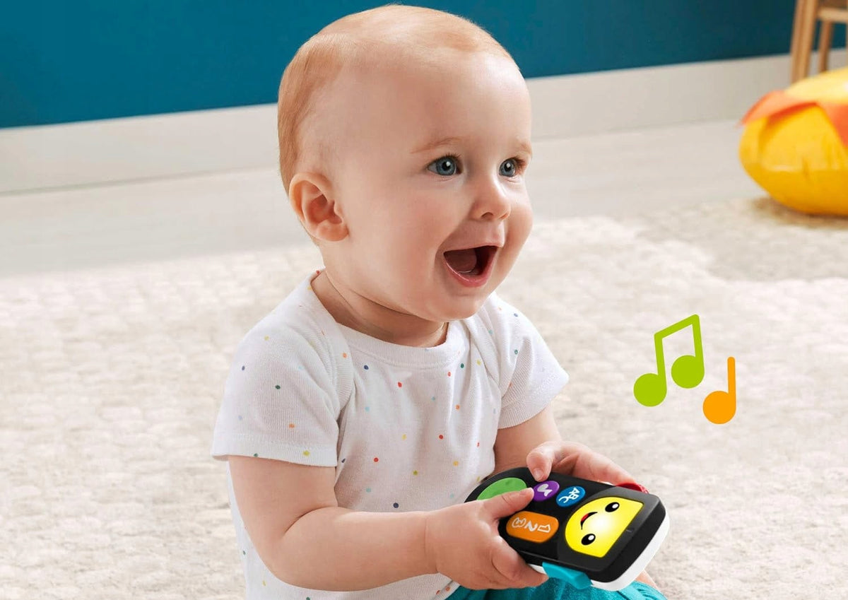 FISHER-PRICE HGY50 pilot interaktywny Smart TV J.NIEMIECKI, zabawka edukacyjna dla niemowląt 6 m+
