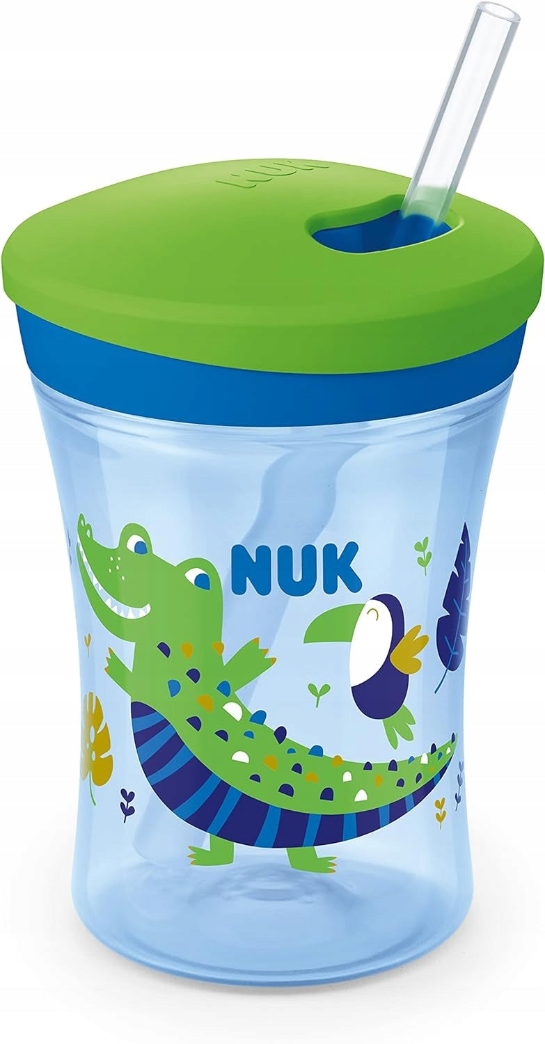 NUK Action Cup KUBEK NIEKAPEK z efektem kameleona 12 m+