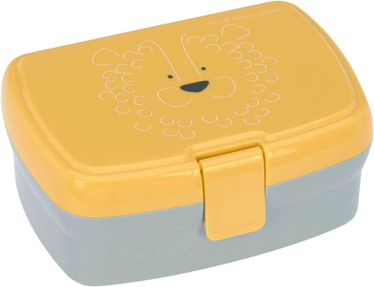 LASSIG svačinový box s vyjímatelným táckem na svačinu 460 ml LEV