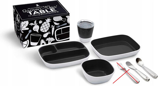 MUNCHKIN Essgeschirr-Set Edelstahl Kunststoff