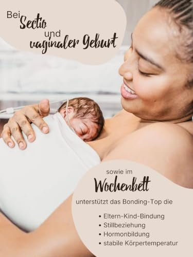 HOPPEDIZ Baby Bonding Top για μάρσιπο ανθρακί M
