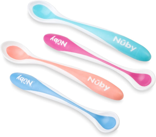 NUBY lžičky Hot Safe s teplotním senzorem 3m+ x4