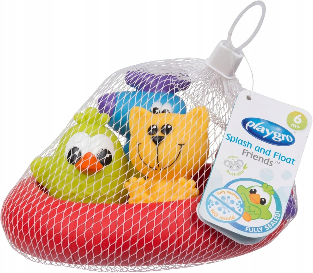 PLAYGRO Splash and Float σετ παιχνιδιών μπάνιου 6μ+ 4 τεμάχια