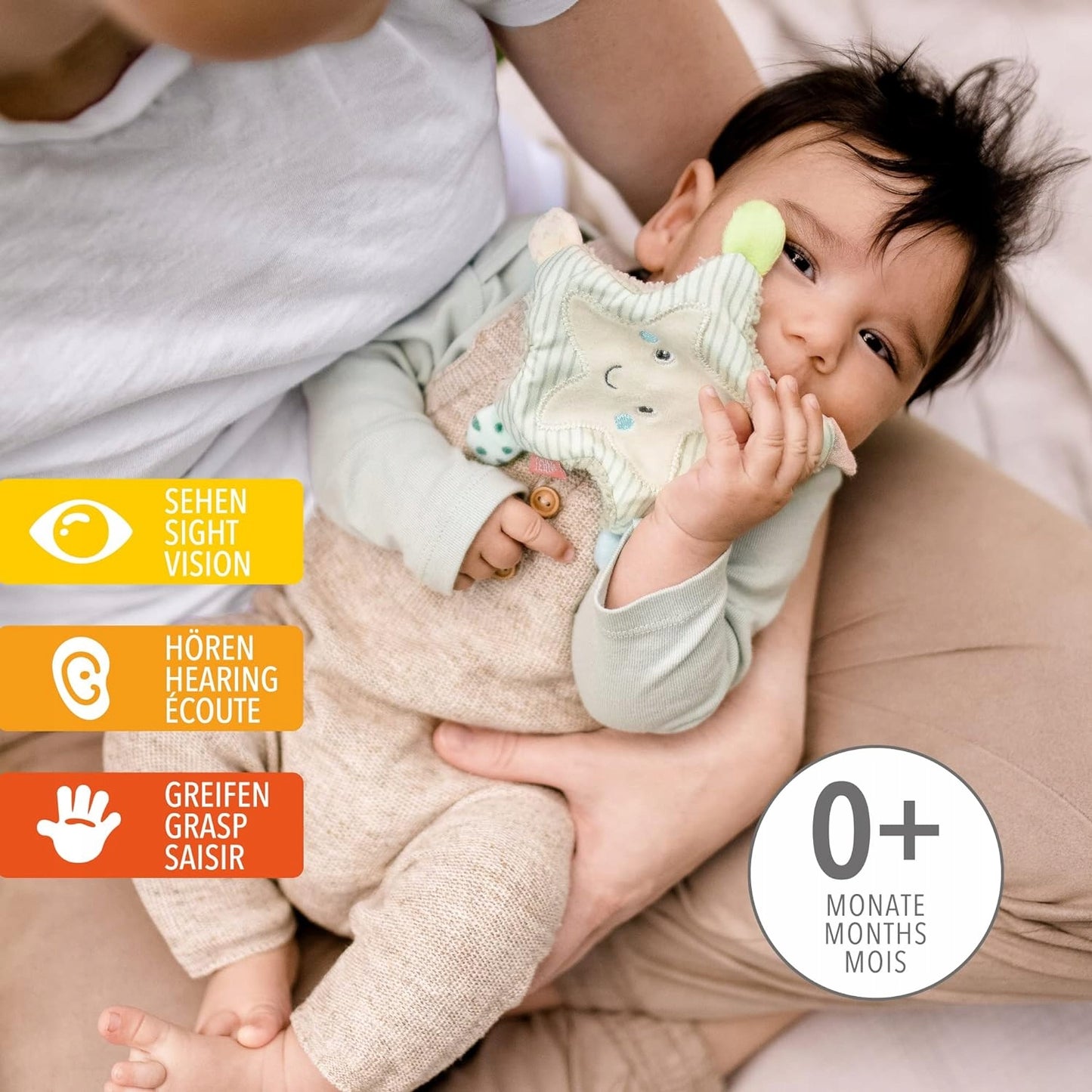 FEHN Morskie Stworzenia szeleszczący pluszowy rozgwiazda SENSOR
