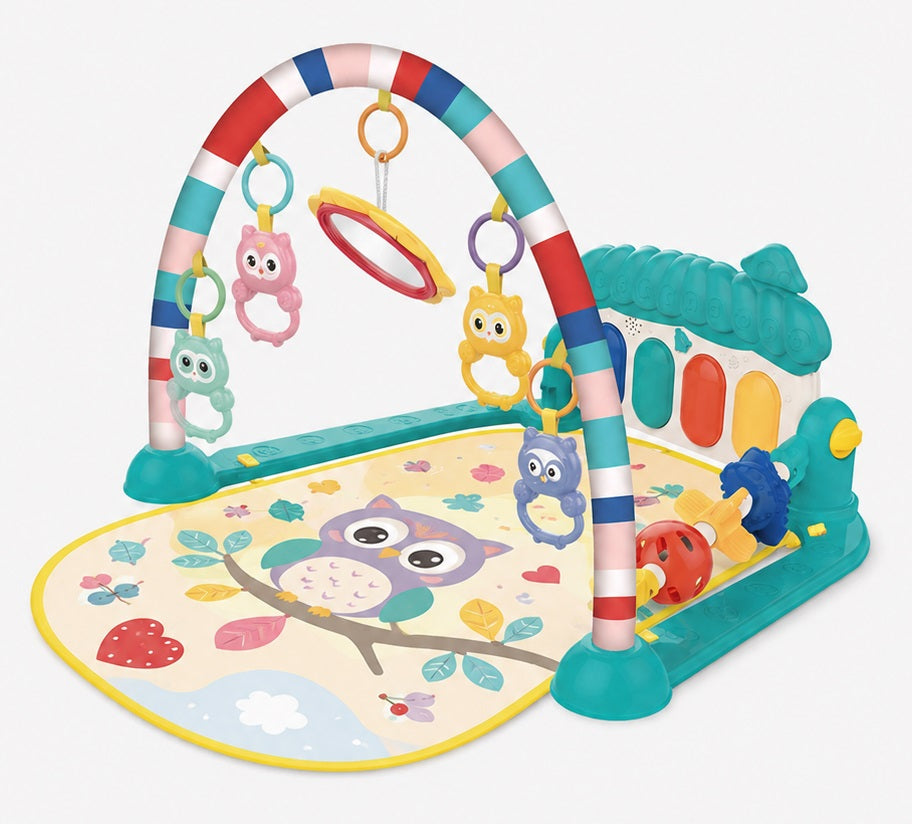 Educational play mat with piano, 0–36 months