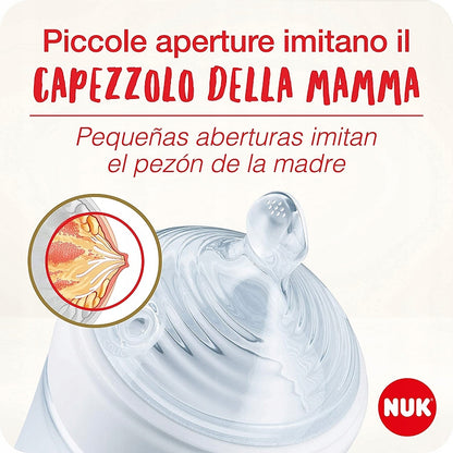 NUK σετ μπιμπερό και αξεσουάρ Perfect Start Nature Sense 0-18