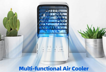OMISOON Air Cooler μίνι κλιματιστικό 700 ml με οθόνη αφής και φωτισμό
