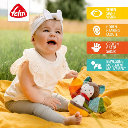 FEHN Nietoperz wańka WSTAŃKA 20cm grzechotka