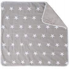 ROBA koc do zabawy dla niemowląt 80x80 gruby kocyk ROBA LITTLE STARS z gwiazdkami