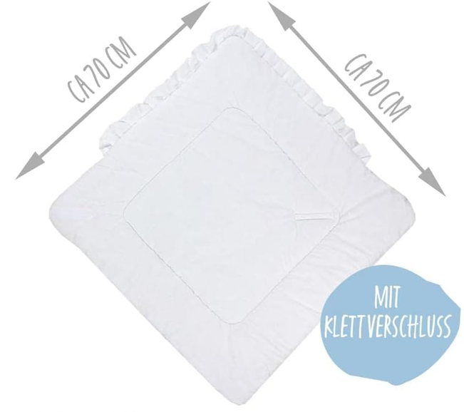 TUPTAM φωλιά μωρού 70 x 70 cm με βολάν