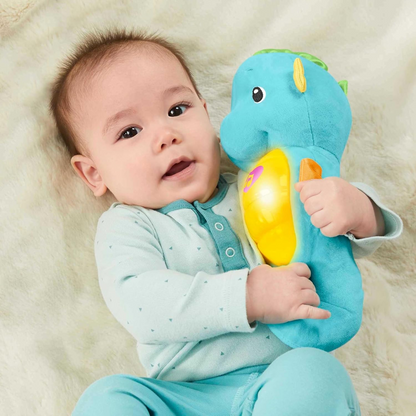 FISHER-PRICE Λούτρινο ζωάκι με μελωδίες, ήχους και φως ΙΠΠΟΚΑΜΠΟΣ