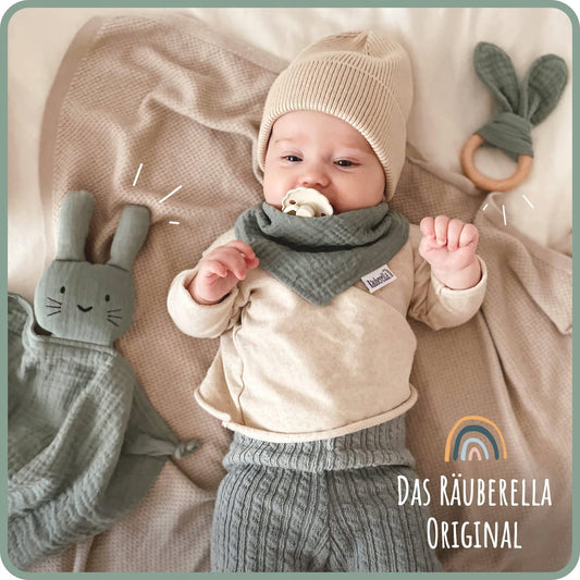 NUDU BABY set de muselina con cojín mordedor KOMFORTER