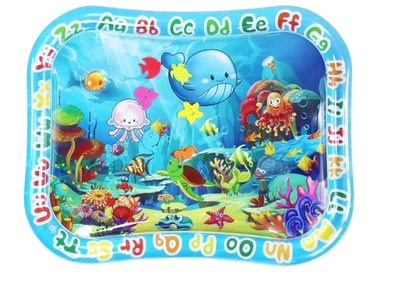 GARNHLOB water mat for tummy time, 75 x 95 cm, SEA CREATURES