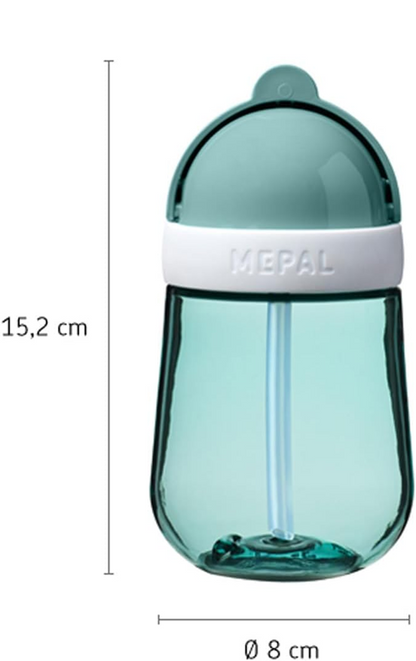 MEPAL Mio kubek niekapek ze słomką  9 m+ 300 ml