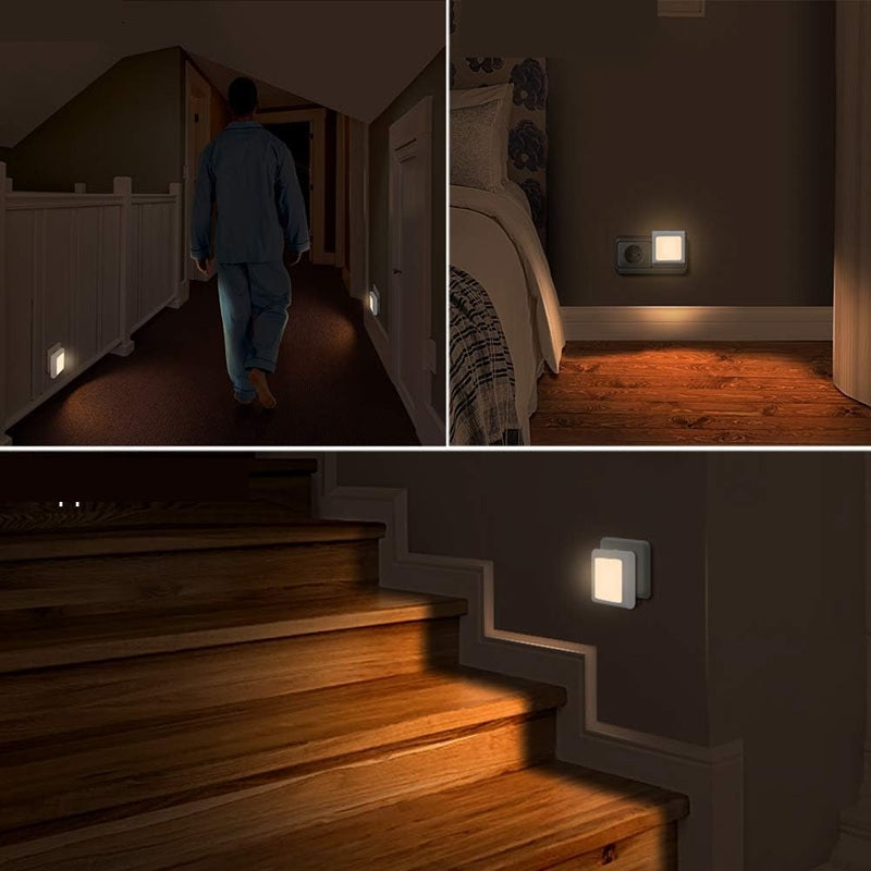 EMOTIONLITE LED plug-in night light 7x7 cm, 2 pieces