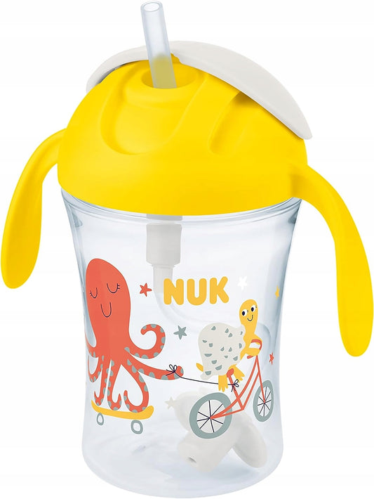 NUK Motion Cup ANTI-FUITE avec paille souple 8 m+