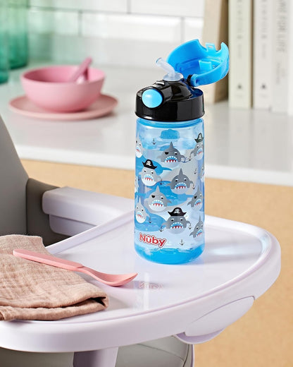 NUBY Straw Cup bottle with shark motif