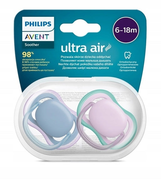 PHILIPS AVENT Ultra Air πιπίλες x 2 6-18 μηνών