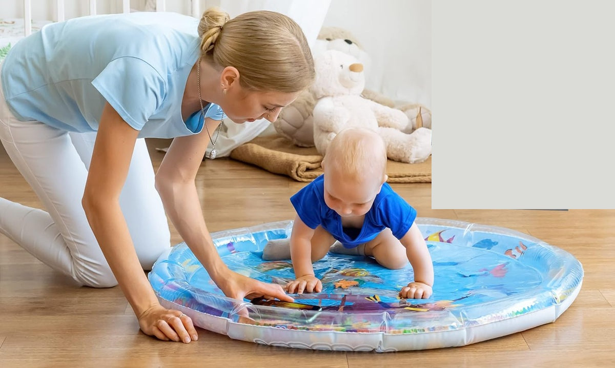 NOUBABY XXL mata wodna do zabawy na brzuszku 100 cm  OCEAN