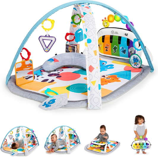 BABY EINSTEIN Kickin' Tunes 4 σε 1 εκπαιδευτικό χαλάκι + παιχνίδια
