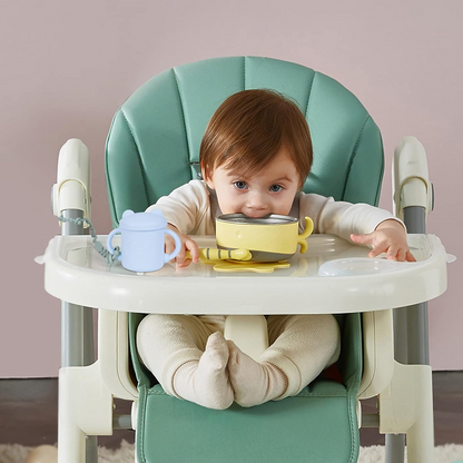 VICLOON silicone pacifier clip chain, teether and toy holder, 32 cm