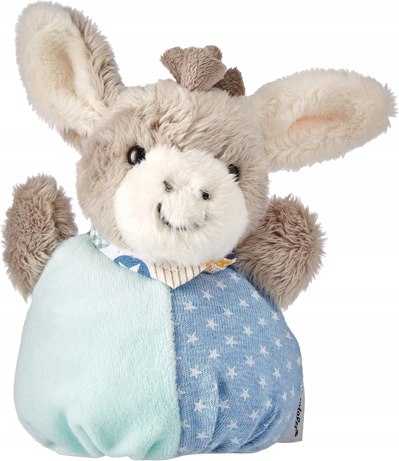 STERNTALER măgărușul Emmi, jucărie de pluș cu zornăitoare, 13 cm „N