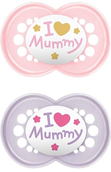 2 pacifiers in the set – a practical solution for everyday use, orthodontic, anatomical shape – supports