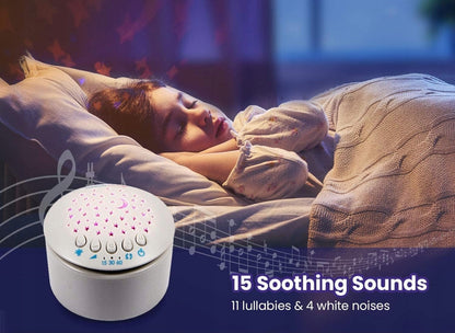 MOMCOZY προβολέας αστεριών παιχνίδι λούτρινο 15 μελωδίες και ήχους 13x19 εκ. ΕΛΕΦΑΝΤΑΣ