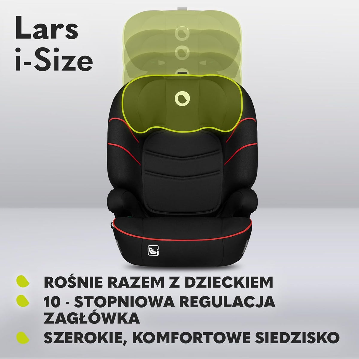 LIONELO Lars i-Size παιδικό κάθισμα αυτοκινήτου ομάδας 2 και 3