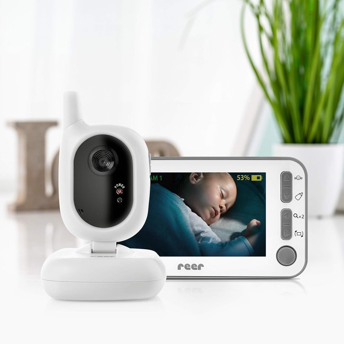 REER BabyCam L cyfrowa niania elektroniczna wideo 4,3" TFT FHSS