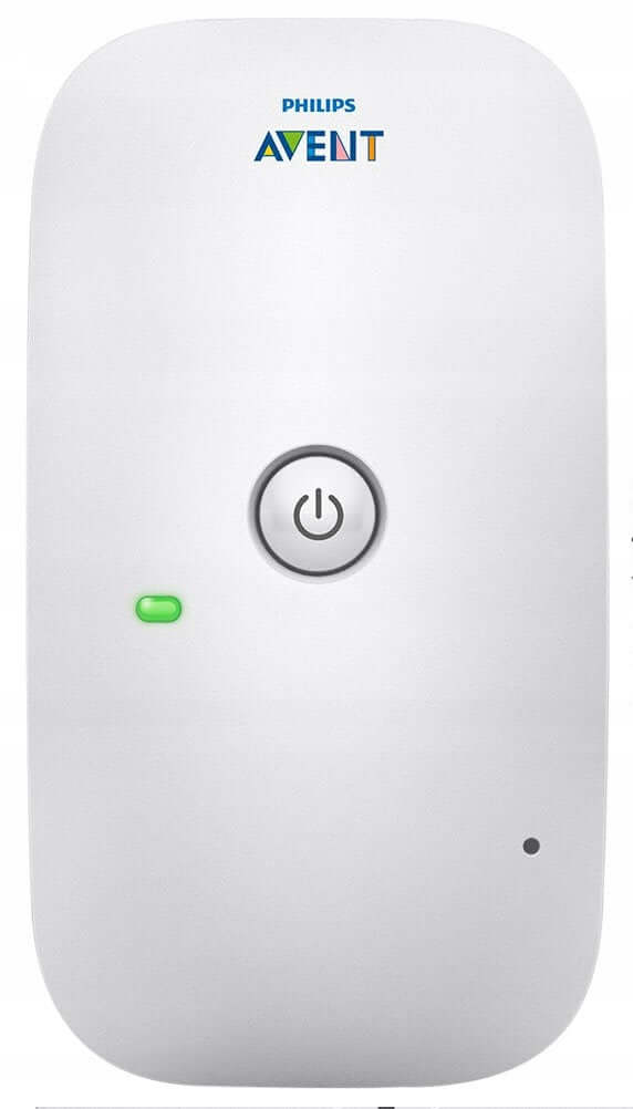 PHILIPS AVENT SCD503 niania elektroniczna DECT - biała jednostka rodzica z przyciskiem i diodą LED