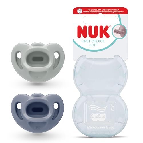 NUK First Choice Soft nyugtatócumik 0–6 hónapos korig