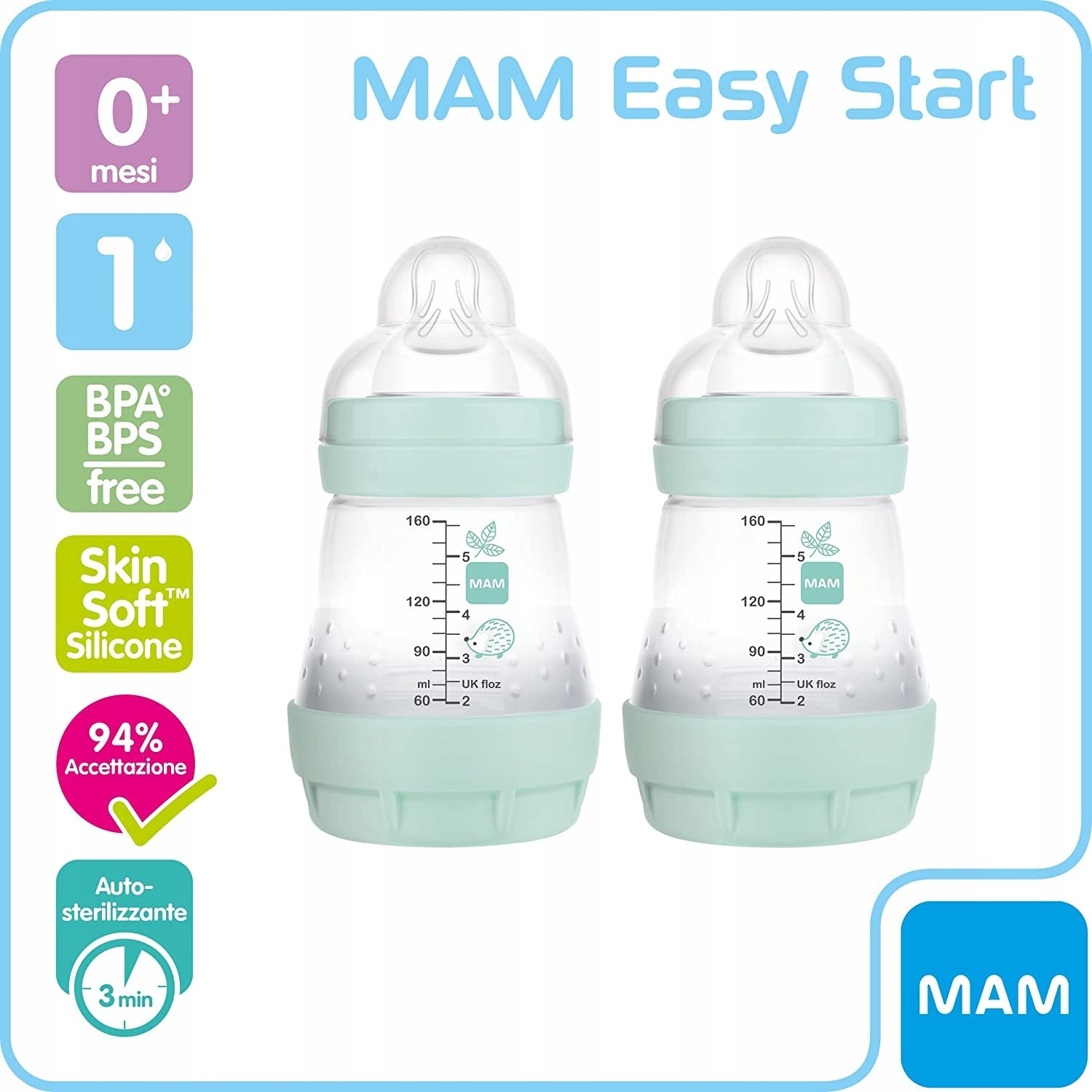 MAM Easy Start antikoliková fľaša 160ml 0+