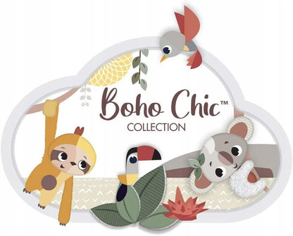 TINY LOVE Boho Chic karuzela do łóżeczka, wielokolorowa ozdoba z kolekcji Boho Chic do łóżeczka lub wózka
